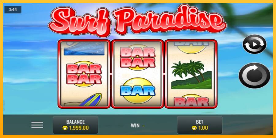 Surf Paradise gaming machine for money, picture 1