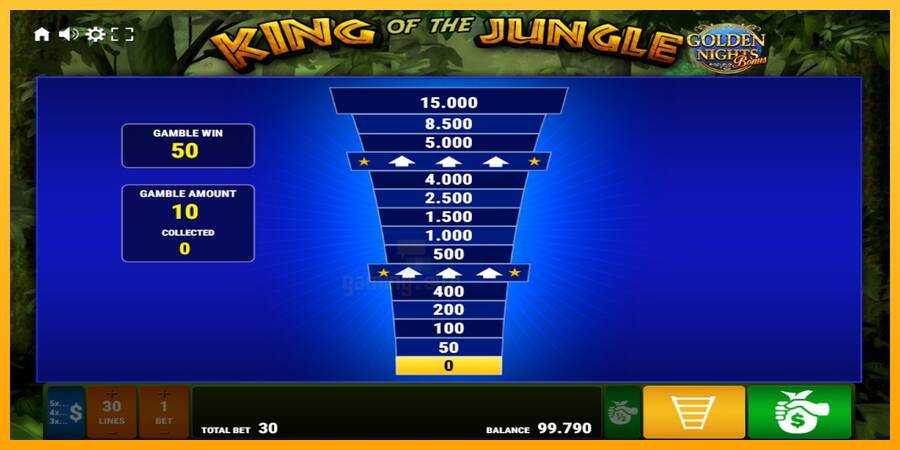 King of the Jungle Golden Nights gaming machine for money, picture 3