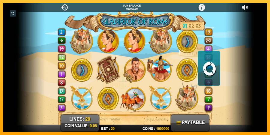 Gladiator of Rome gaming machine for money, picture 1