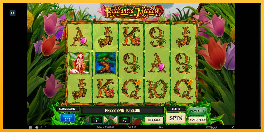 Enchanted Meadow gaming machine for money, picture 1