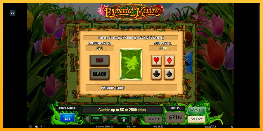 Enchanted Meadow gaming machine for money, picture 5