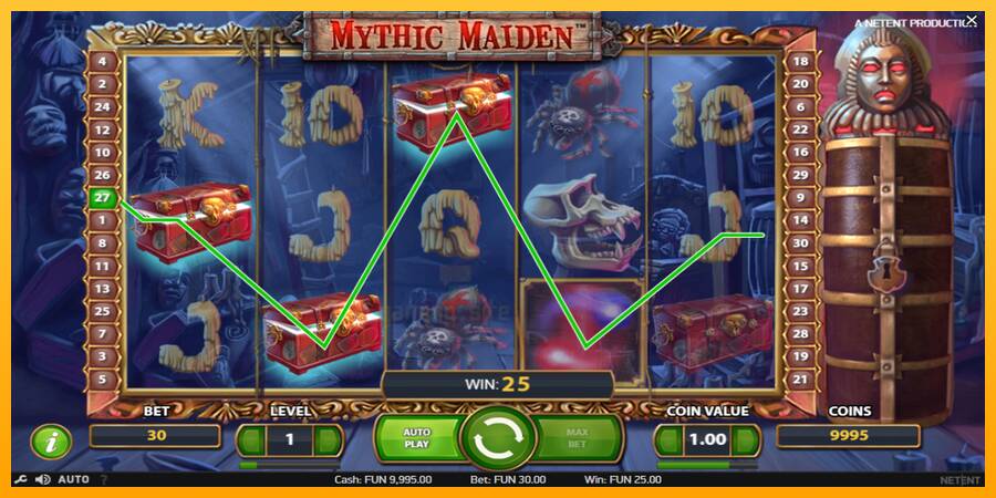 Mythic Maiden gaming machine for money, picture 2