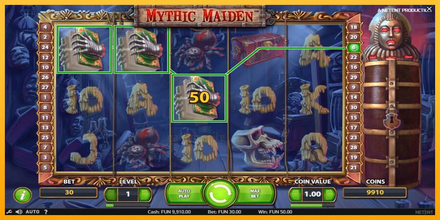 Mythic Maiden gaming machine for money, picture 4