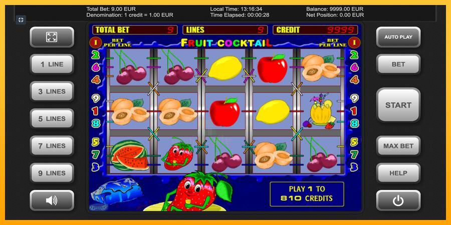 Fruit Cocktail gaming machine for money, picture 1