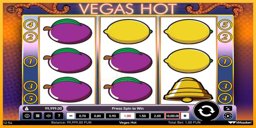 Vegas Hot gaming machine for money, picture 1