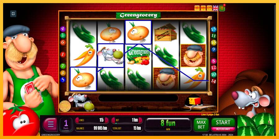 Green Grocery gaming machine for money, picture 2