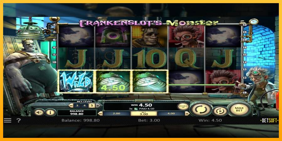 Frankenslots Monster gaming machine for money, picture 3