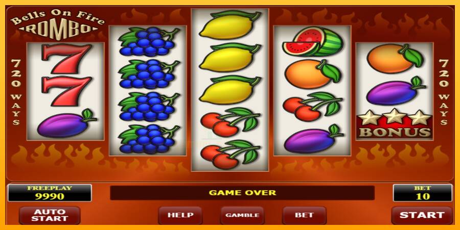 Bells on Fire Rombo gaming machine for money, picture 1