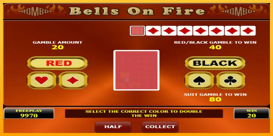 Bells on Fire Rombo gaming machine for money, picture 3