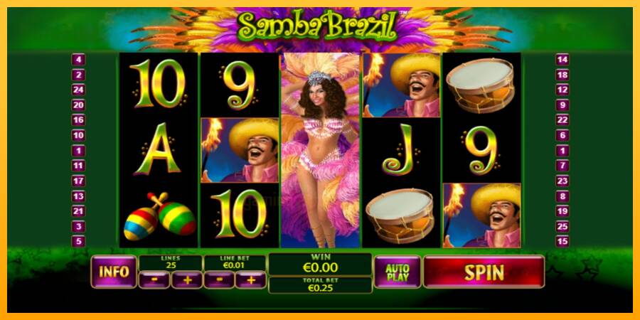 Samba Brazil gaming machine for money, picture 1