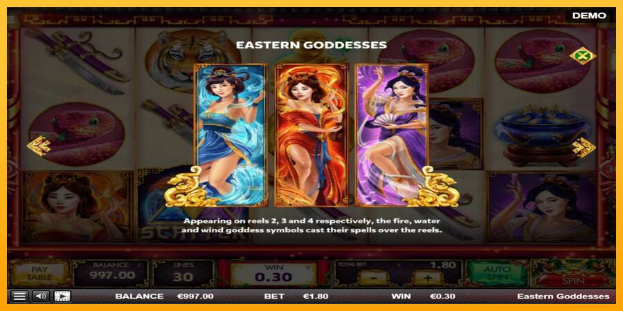 Eastern Goddesses gaming machine for money, picture 7