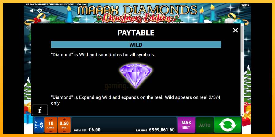 Maaax Diamonds gaming machine for money, picture 6