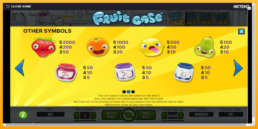 Fruit Case gaming machine for money, picture 6