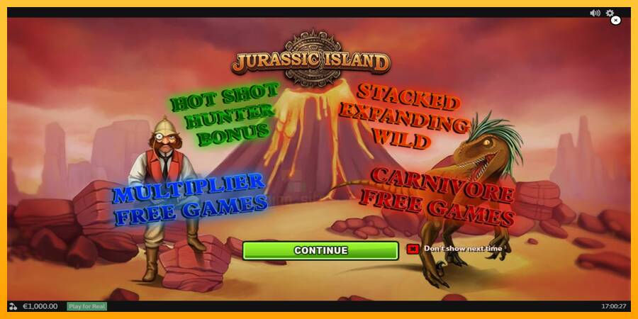 Jurassic Island gaming machine for money, picture 1