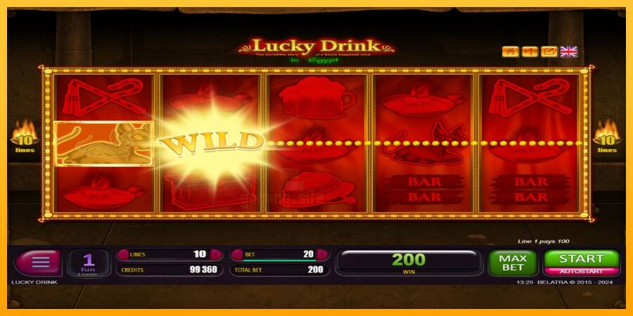 Lucky Drink In Egypt gaming machine for money, picture 4