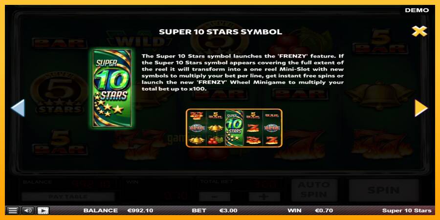 Super 10 Stars gaming machine for money, picture 7