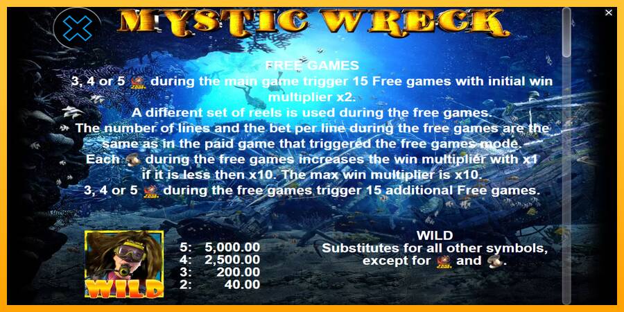 Mystic Wreck gaming machine for money, picture 6