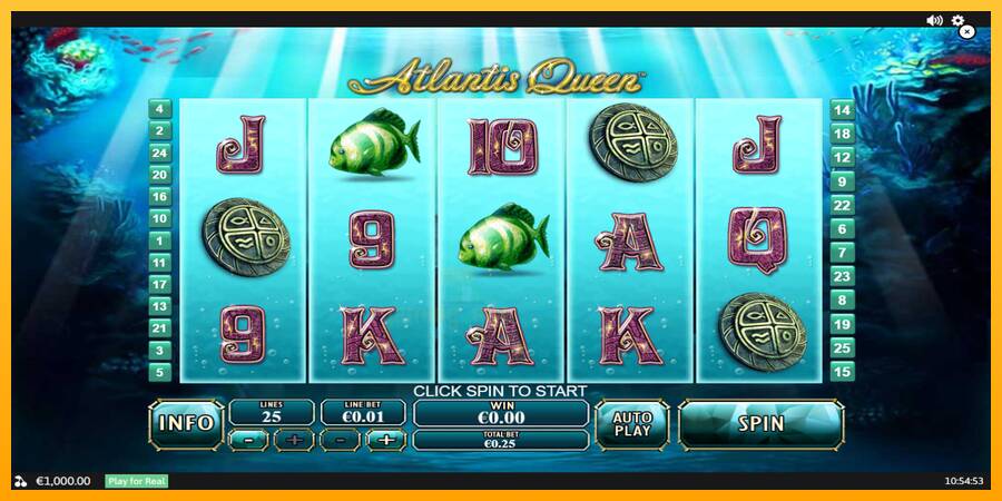 Atlantis Queen gaming machine for money, picture 1