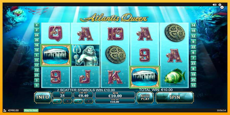 Atlantis Queen gaming machine for money, picture 2