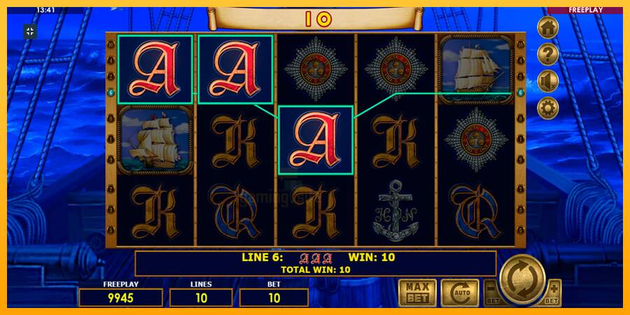 Admiral Nelson gaming machine for money, picture 10