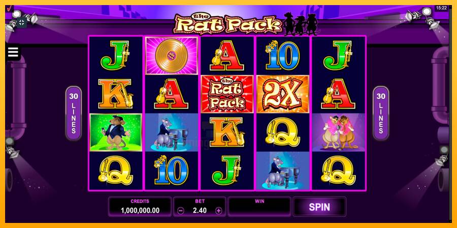 The Rat Pack gaming machine for money, picture 1