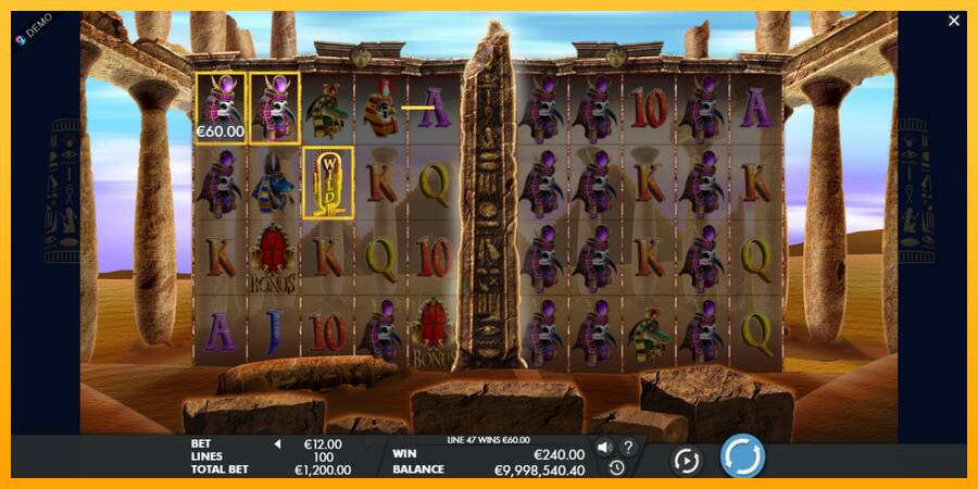 Temple of Luxor gaming machine for money, picture 3