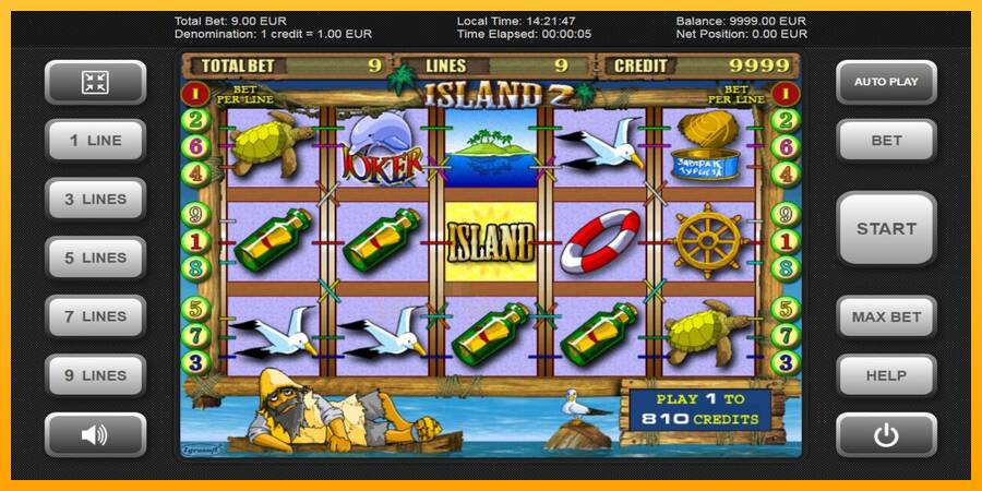 Island 2 gaming machine for money, picture 1