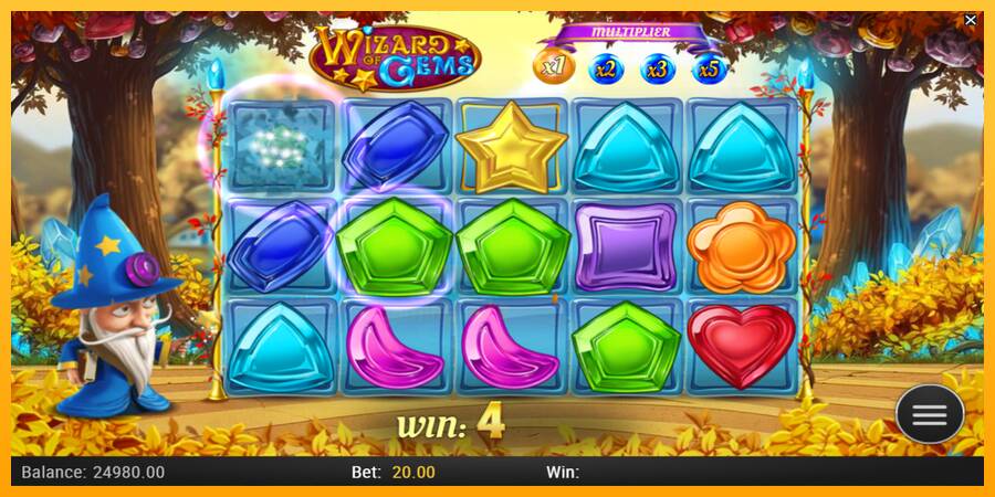 Wizard of Gems gaming machine for money, picture 2