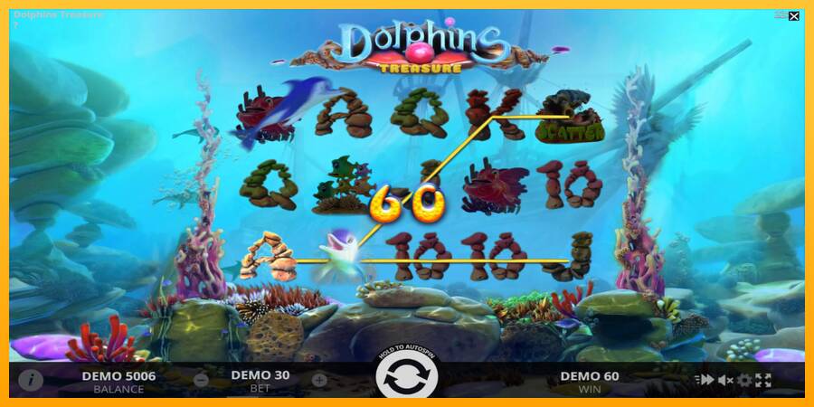 Dolphins Treasure gaming machine for money, picture 4