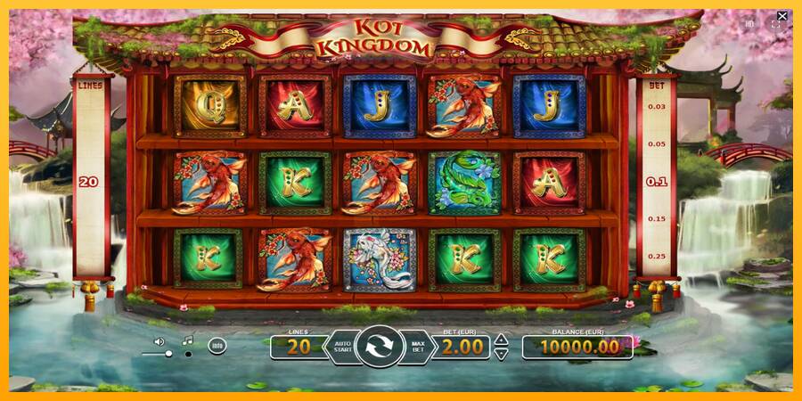 Koi Kingdom gaming machine for money, picture 1