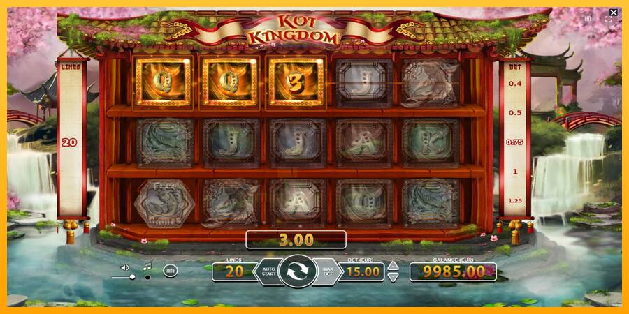 Koi Kingdom gaming machine for money, picture 2