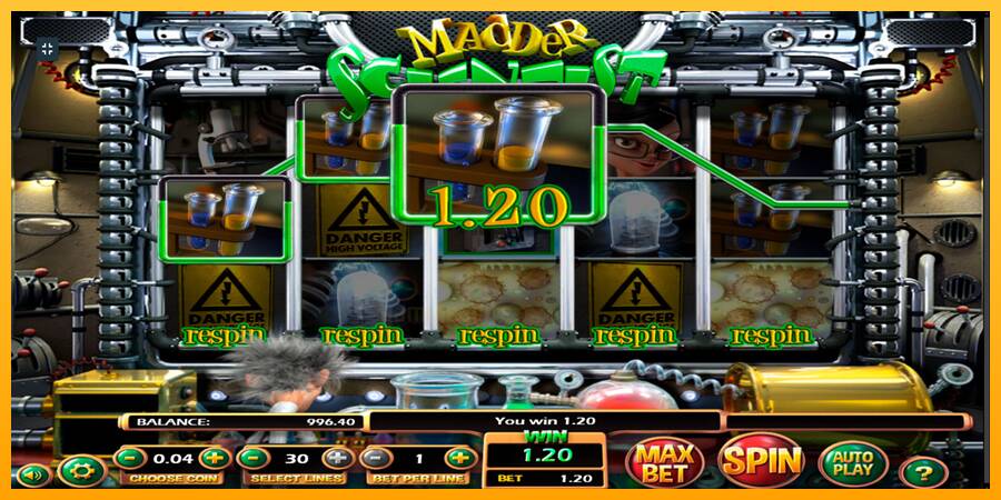 Madder Scientist gaming machine for money, picture 4