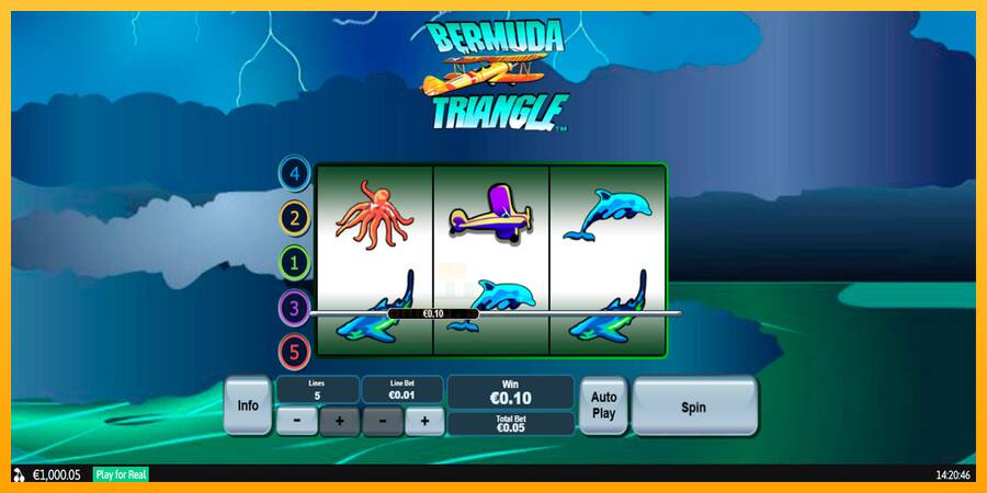 Bermuda Triangle gaming machine for money, picture 2