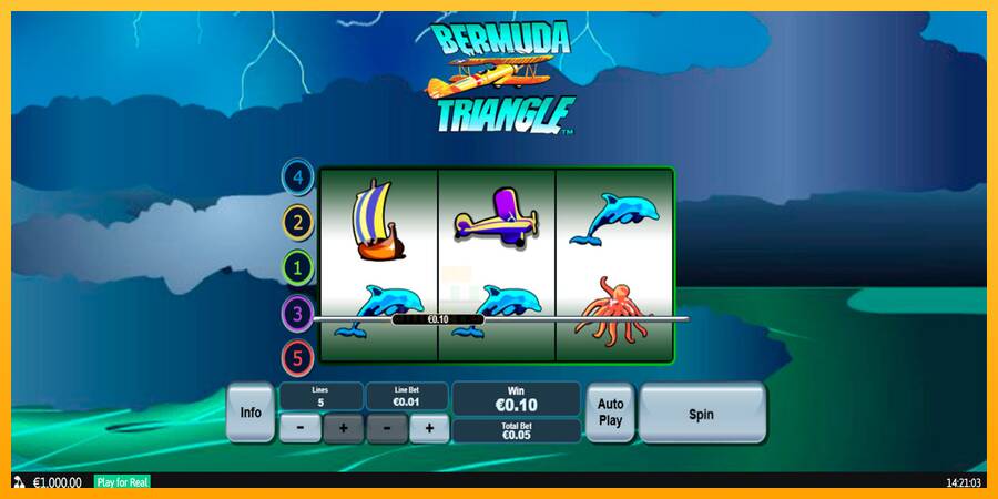 Bermuda Triangle gaming machine for money, picture 3