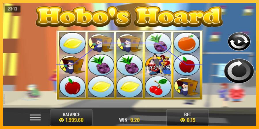 Hobo’s Hoard gaming machine for money, picture 2