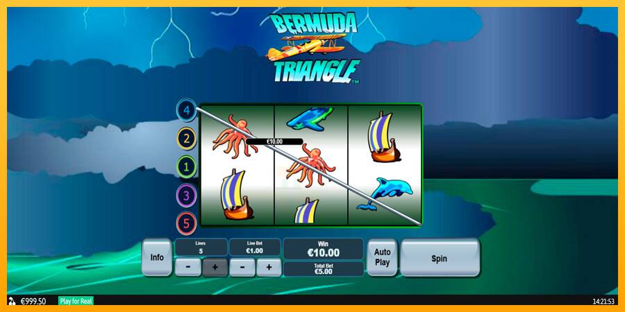 Bermuda Triangle gaming machine for money, picture 4