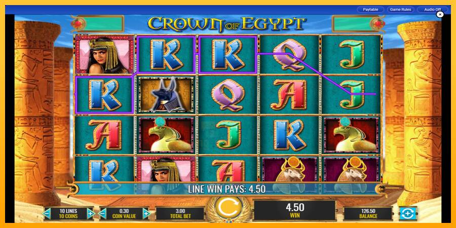 Crown of Egypt gaming machine for money, picture 2