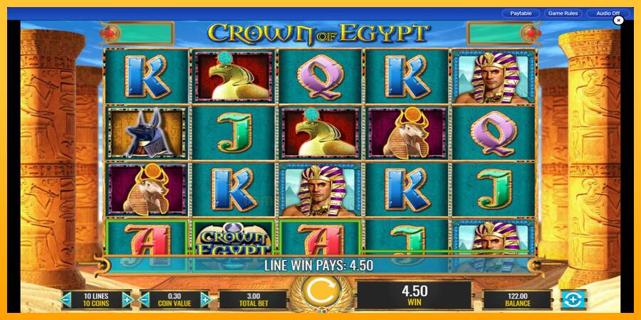 Crown of Egypt gaming machine for money, picture 3