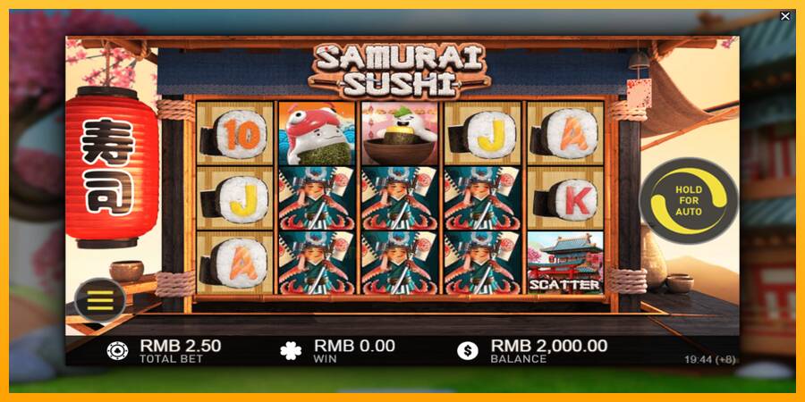 Samurai Sushi gaming machine for money, picture 2