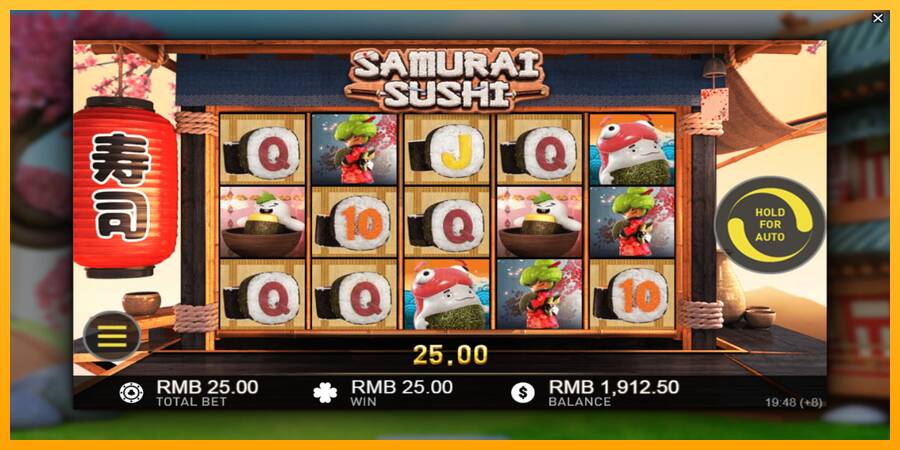 Samurai Sushi gaming machine for money, picture 4