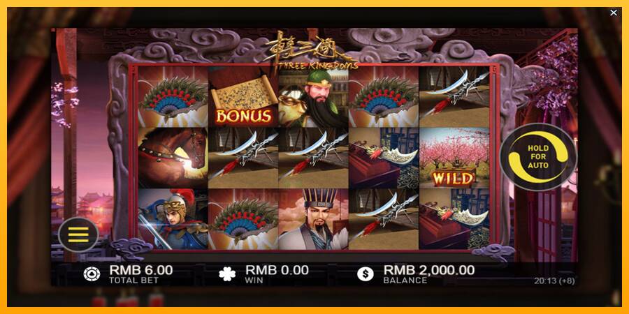 Three Kingdoms gaming machine for money, picture 2