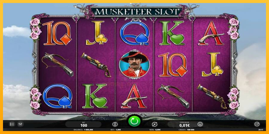 Musketeer Slot gaming machine for money, picture 2