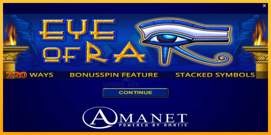 Eye of Ra gaming machine for money, picture 1