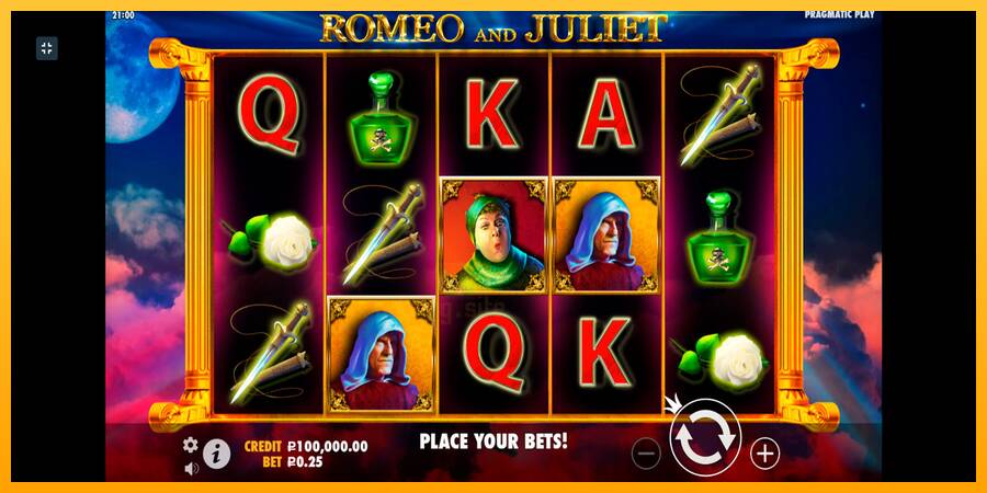 Romeo and Juliet gaming machine for money, picture 1