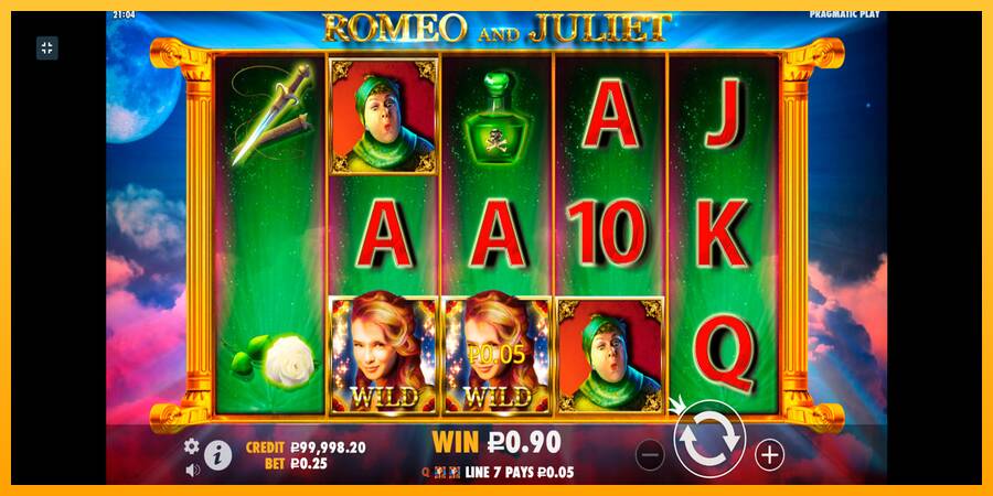 Romeo and Juliet gaming machine for money, picture 3