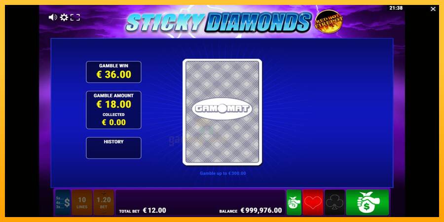 Sticky Diamonds Red Hot Firepot gaming machine for money, picture 3