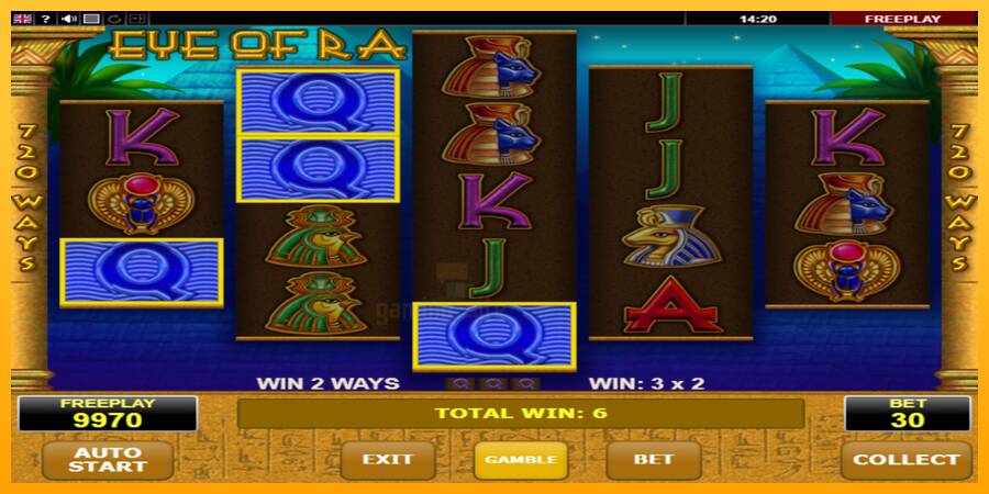 Eye of Ra gaming machine for money, picture 3