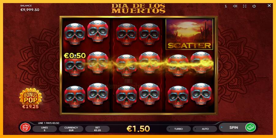 Dia de Los Muertos gaming machine for money, picture 2