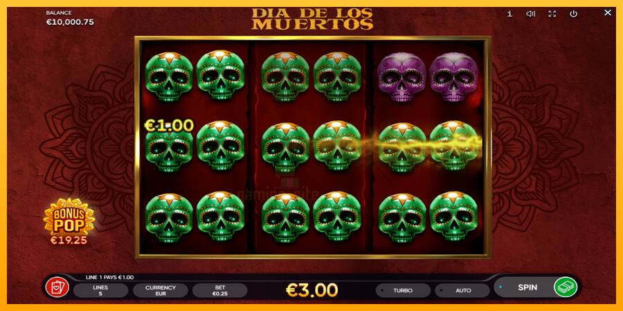 Dia de Los Muertos gaming machine for money, picture 3