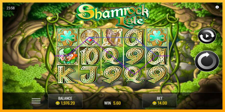 Shamrock Isle gaming machine for money, picture 2